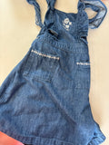 Blue Denim Overall Dress