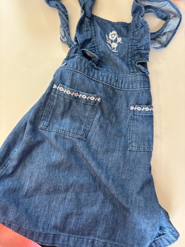 Blue Denim Overall Dress