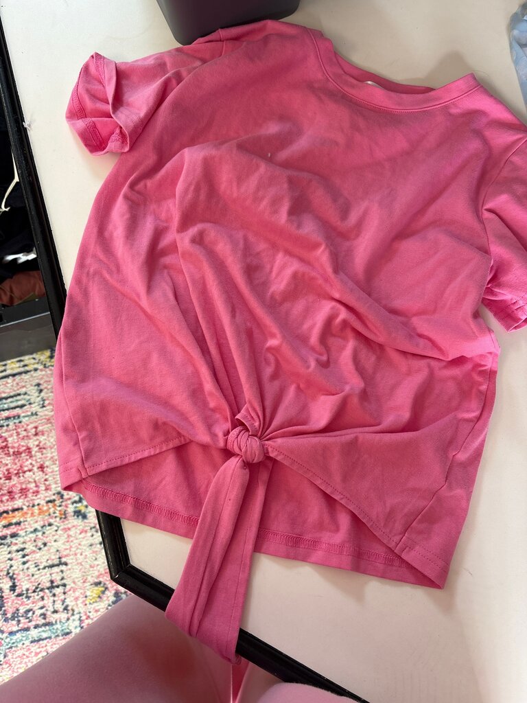 Arshiner Pink T-Shirt with Knot