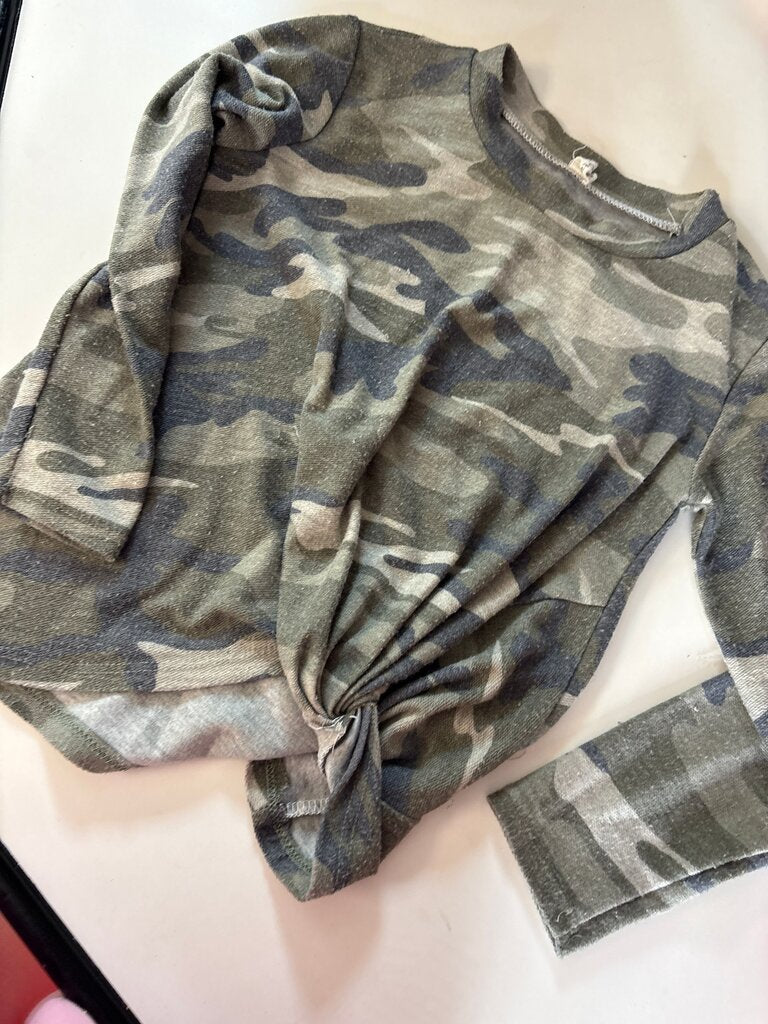 Kids Camo Long Sleeve Top