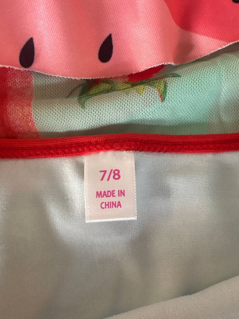 Watermelon Print Swimsuit Set