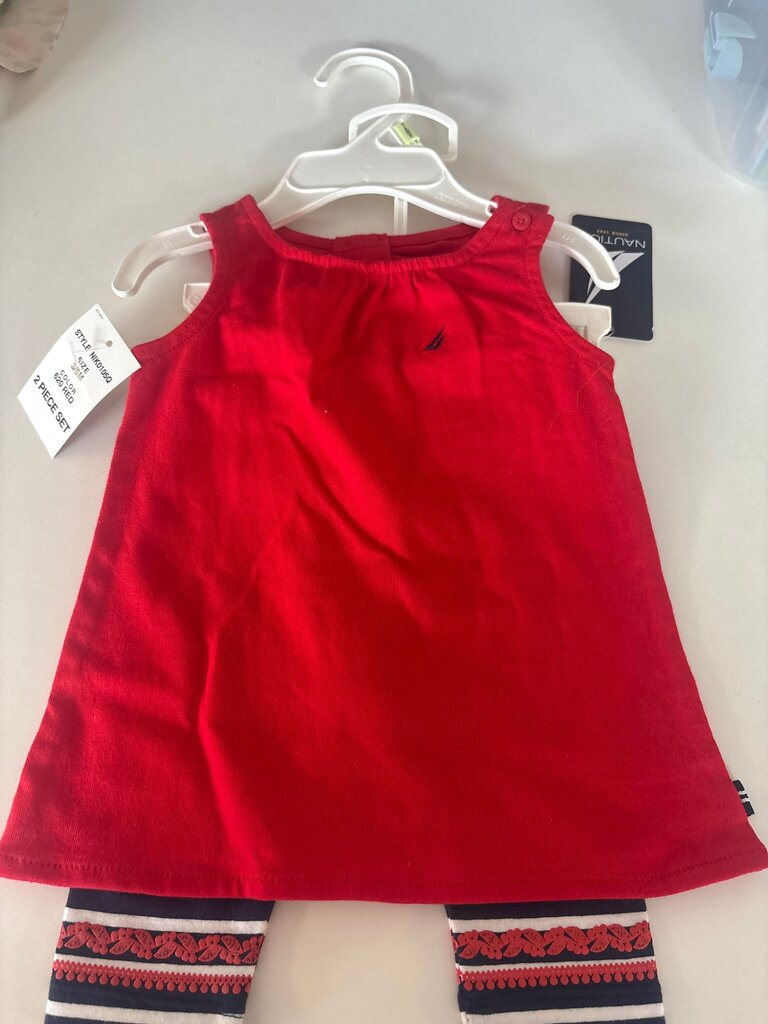 Nautica 2 Piece Set Dress and Leggings