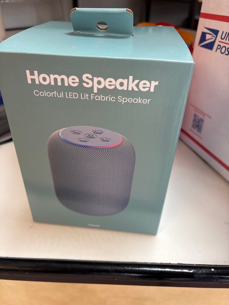 Home Speaker Colorful LED Lit Fabric Speaker