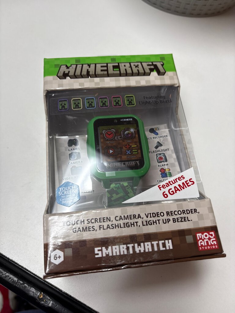 Minecraft Smartwatch with Camera and Games