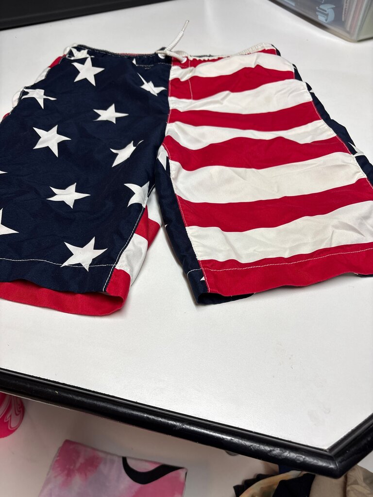 Children's American Flag Swim Shorts