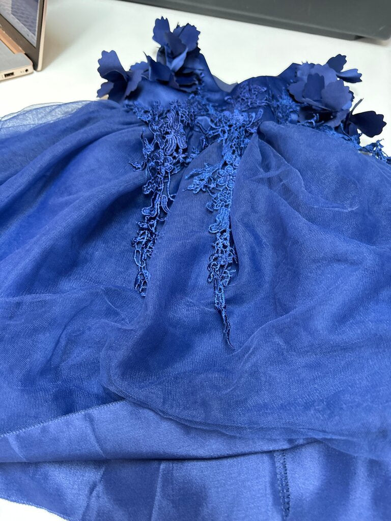 Trish Scully Child Navy Blue Dress