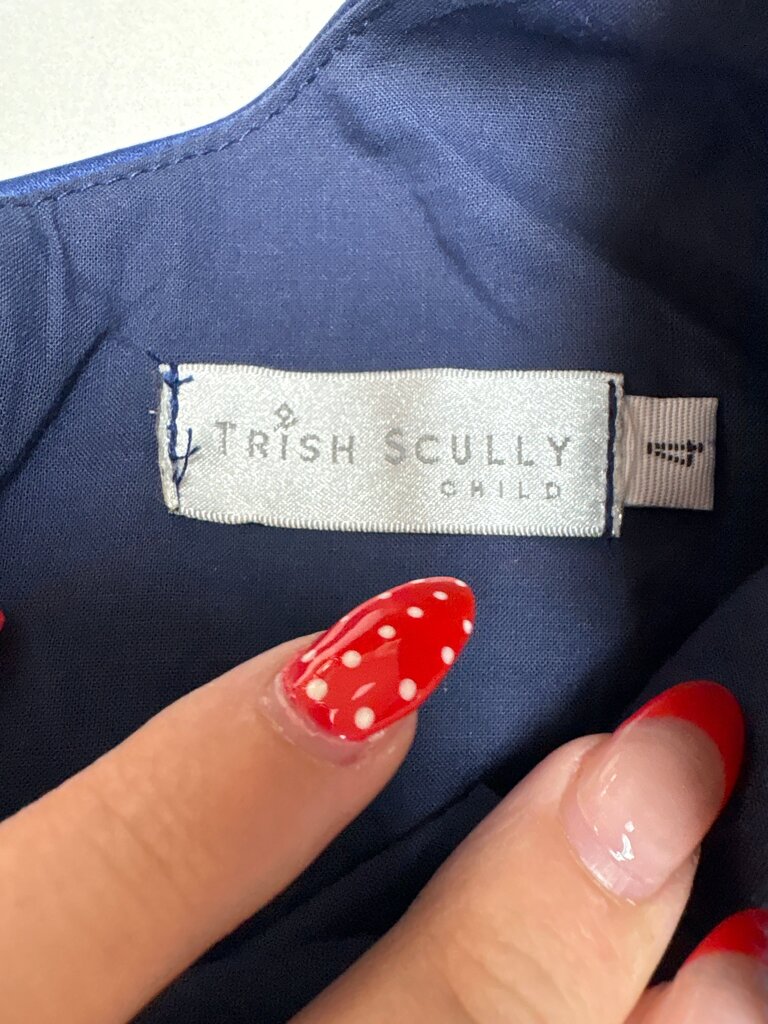 Trish Scully Child Navy Blue Dress
