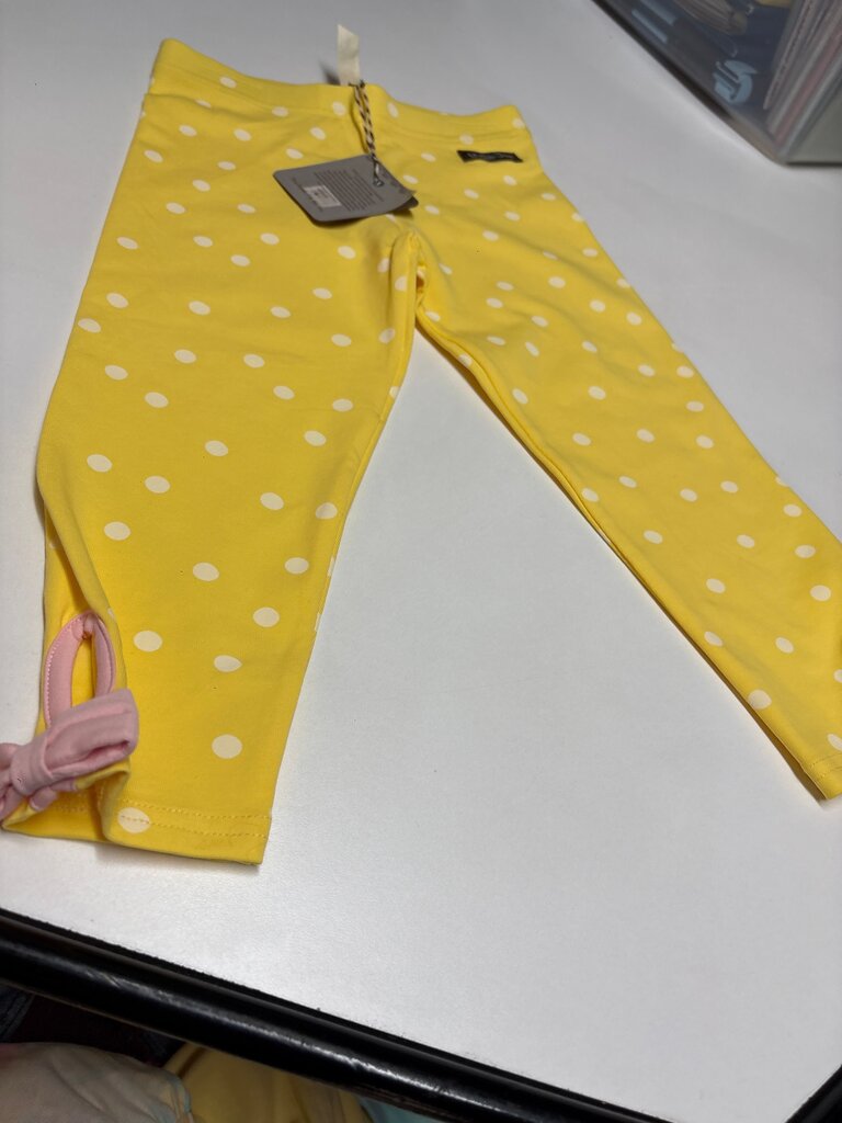 Matilda Jane Yellow Polka Dot Leggings