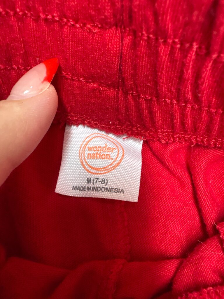Wonder Nation Red Athletic Shorts