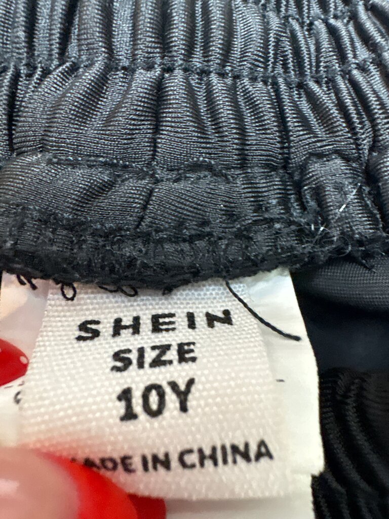 SHEIN Girls' Black Athletic Shorts