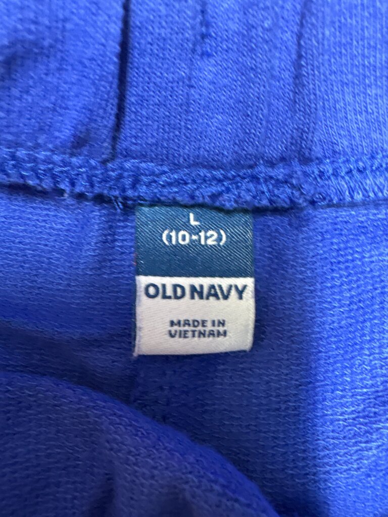 Old Navy Blue Shorts with White and Red Trim