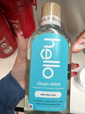 Hello Clean Mint Mouthwash with Aloe Vera