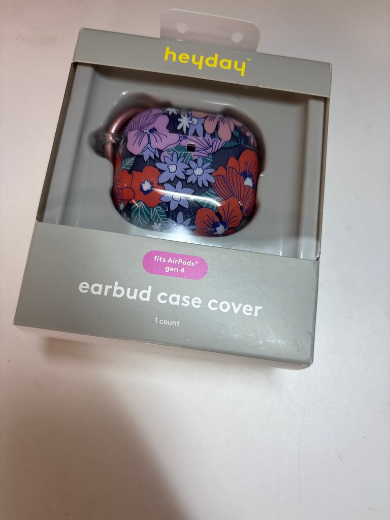 Floral Patterned Earbud Case Cover for AirPods Gen 4