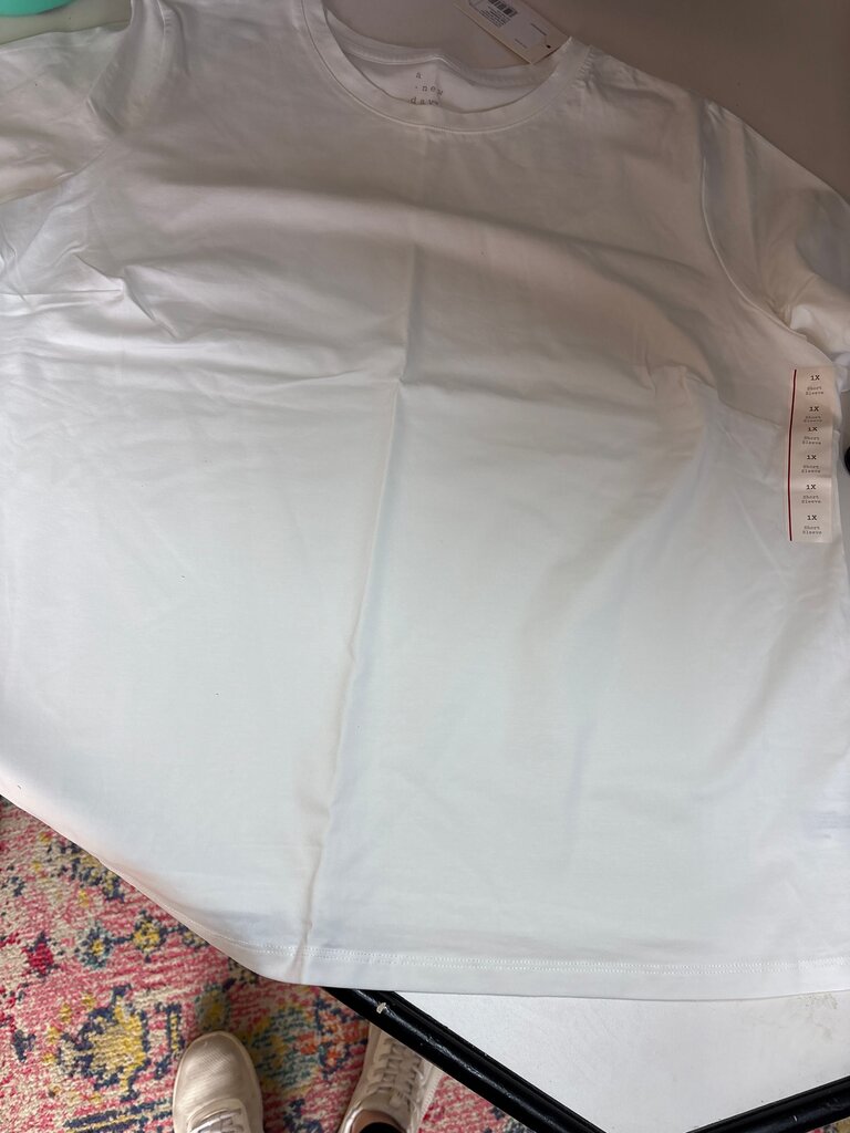 A New Day Women's White T-Shirt