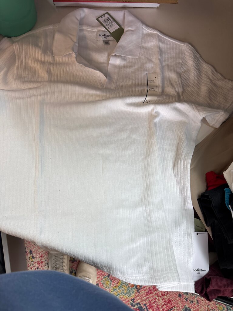 Goodfellow & Co. White Polo Shirt
