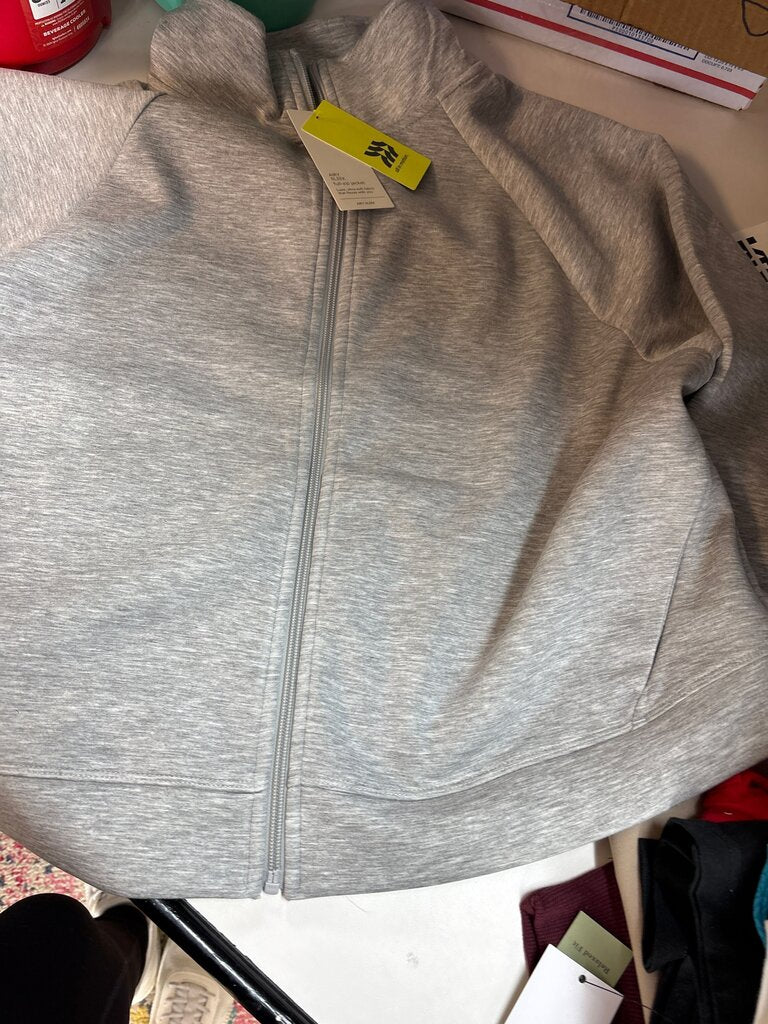 Light Gray Full Zip Jacket
