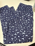 Aerie Offline 7/8 Legging in Blue Leopard Print