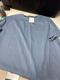 Ribbed Blue Casual Top