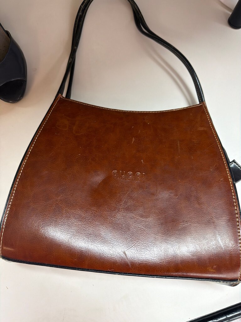 Gucci Brown Leather Handbag