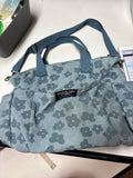 Blue Floral Cloth Bag