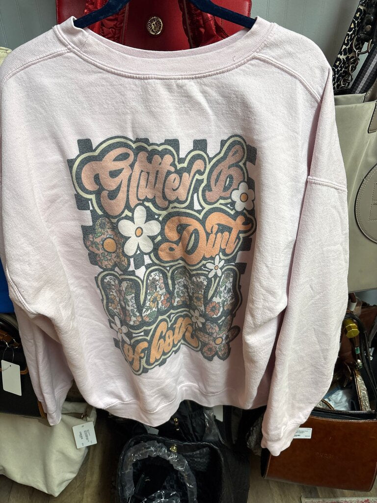 Glitter & Dirt Floral Sweatshirt