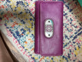 Purple Leather Wallet