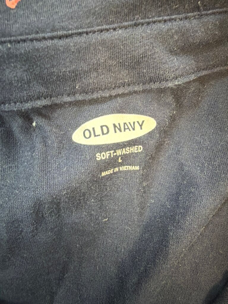 Old Navy Flamingo Print Polo Shirt