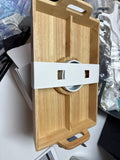 Wooden Serving Tray with Handle