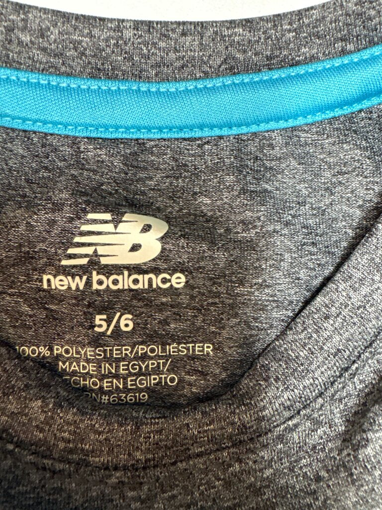 New Balance Gray and Blue Tank Top