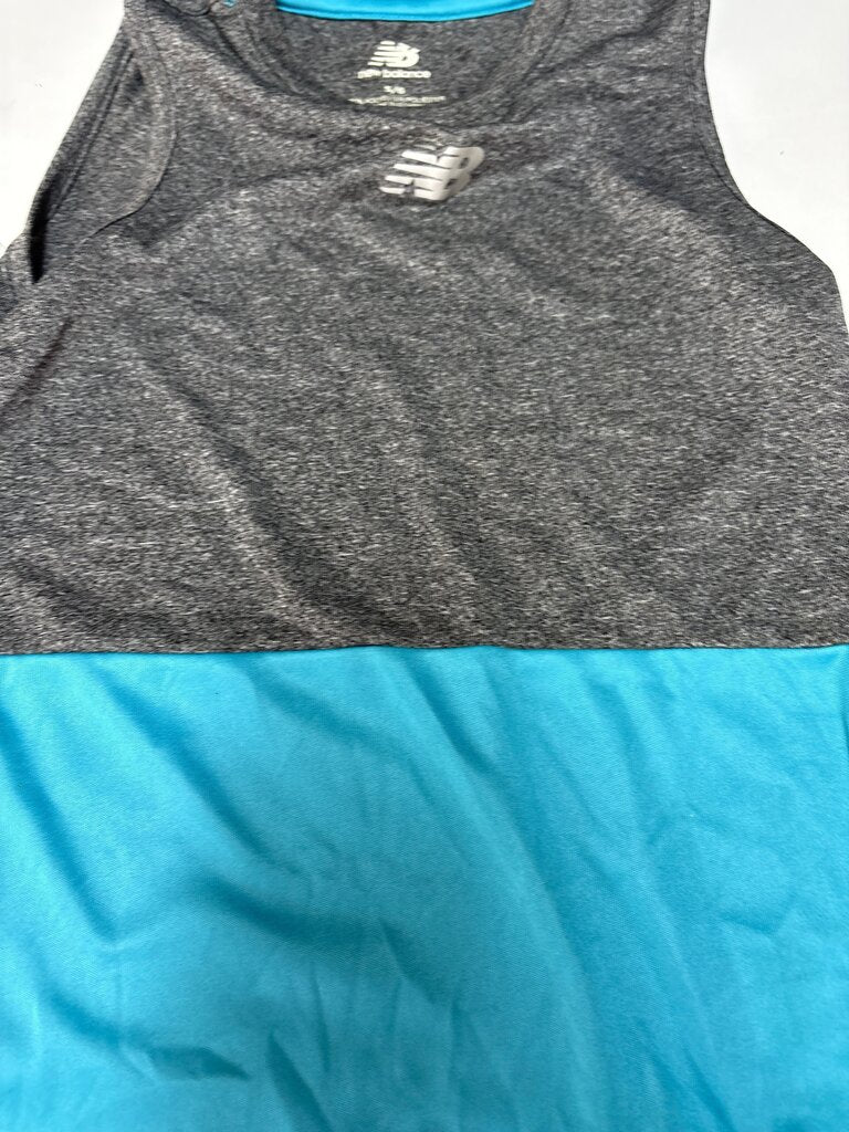 New Balance Gray and Blue Tank Top