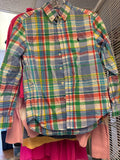 Plaid Button-Up Shirt