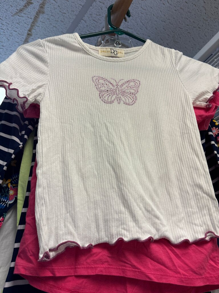 Dream Girl Butterfly Embellished Tee
