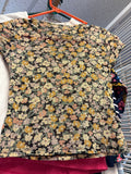 Floral Print Short Sleeve Top