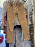 Children's Tan Slim Fit Pants