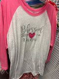Blessed Nana Raglan Tee
