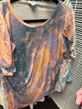 Multicolor Tie-Dye Top