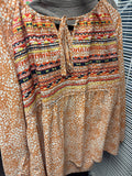 Bohemian Style Printed Blouse