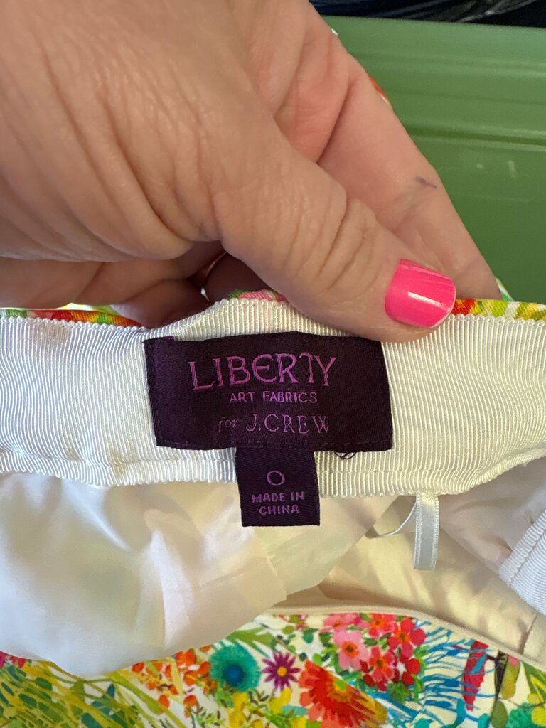 J.Crew Liberty Art Fabrics Floral Skirt