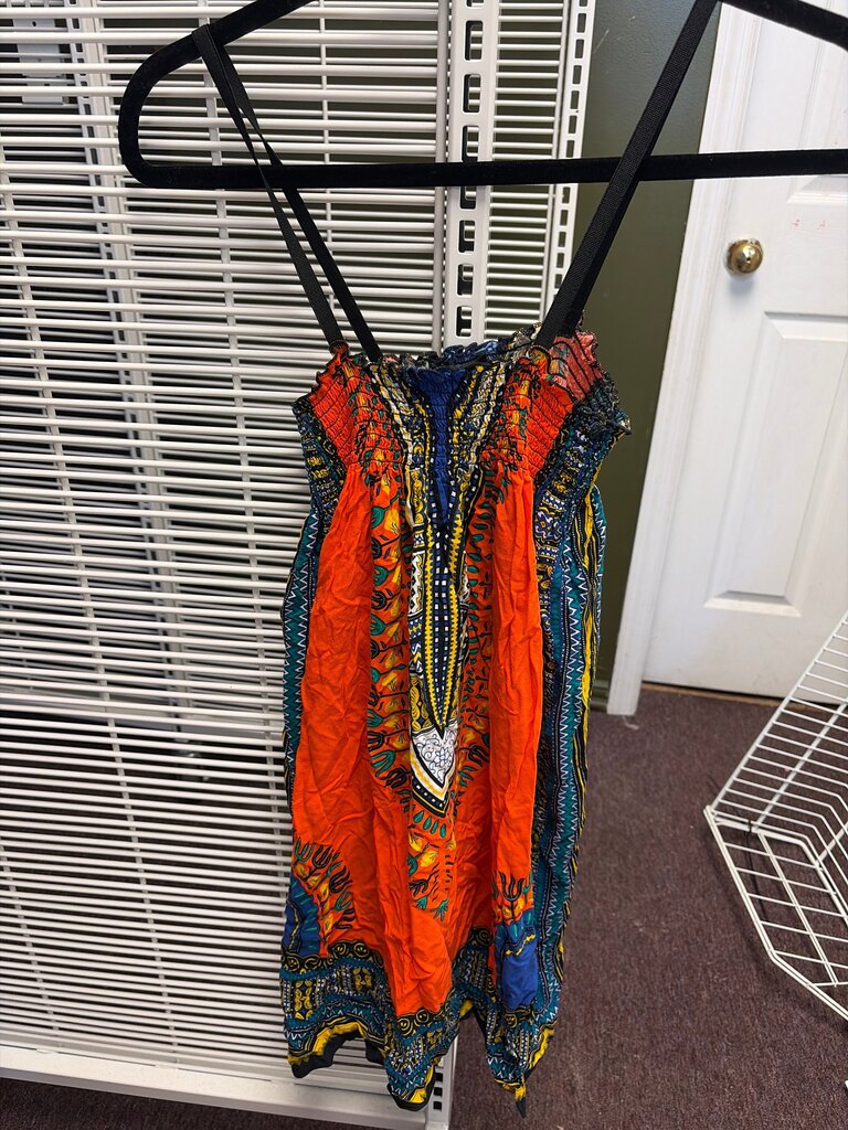 Colorful African Print Sundress