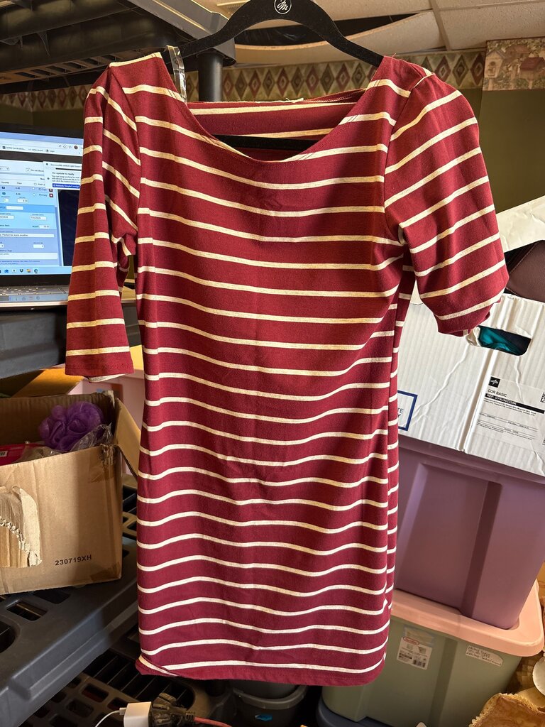 Heart Hips Striped Dress