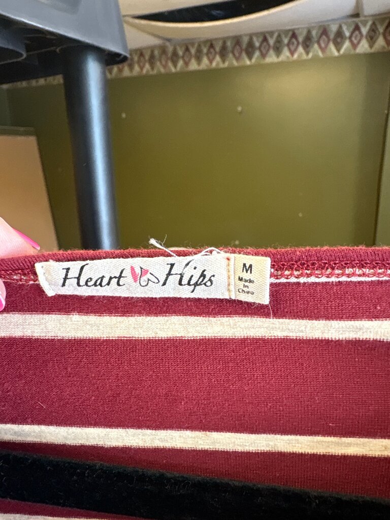 Heart Hips Striped Dress