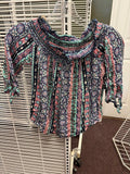 Floral Patterned Off-Shoulder Top