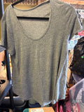 Merona Women's Gray Short Sleeve Top