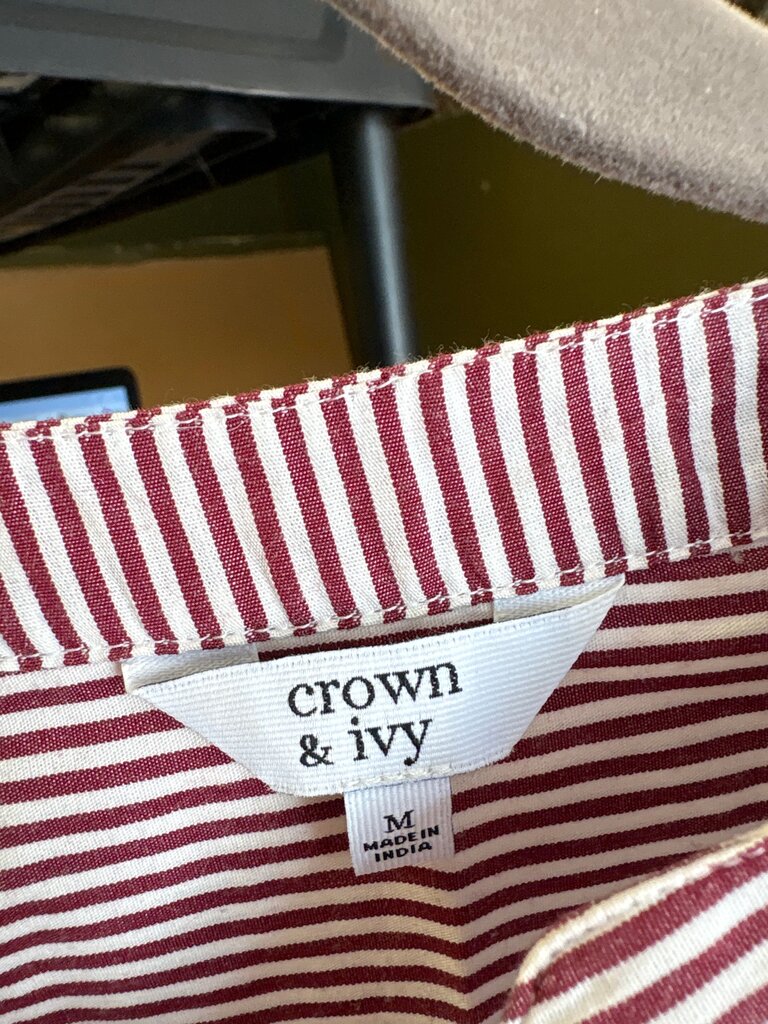 Crown & Ivy Striped Blouse