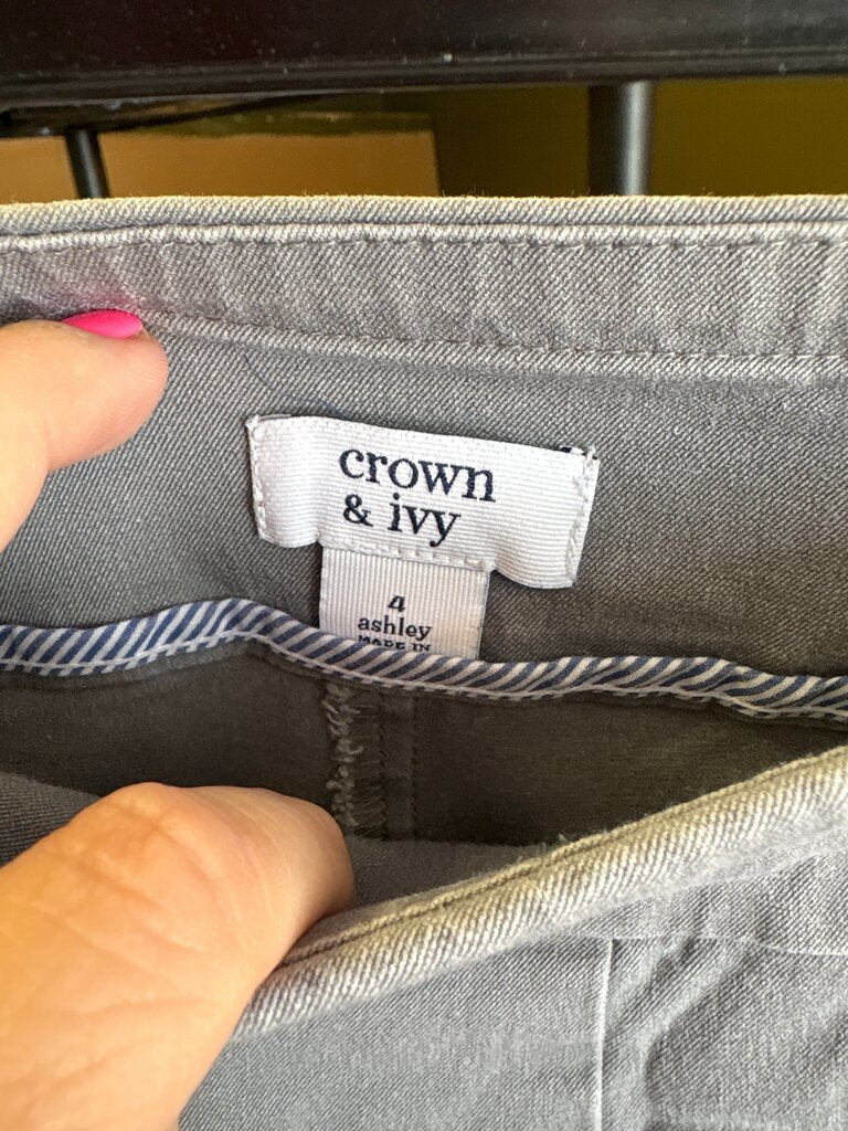 Crown & Ivy Gray Pants