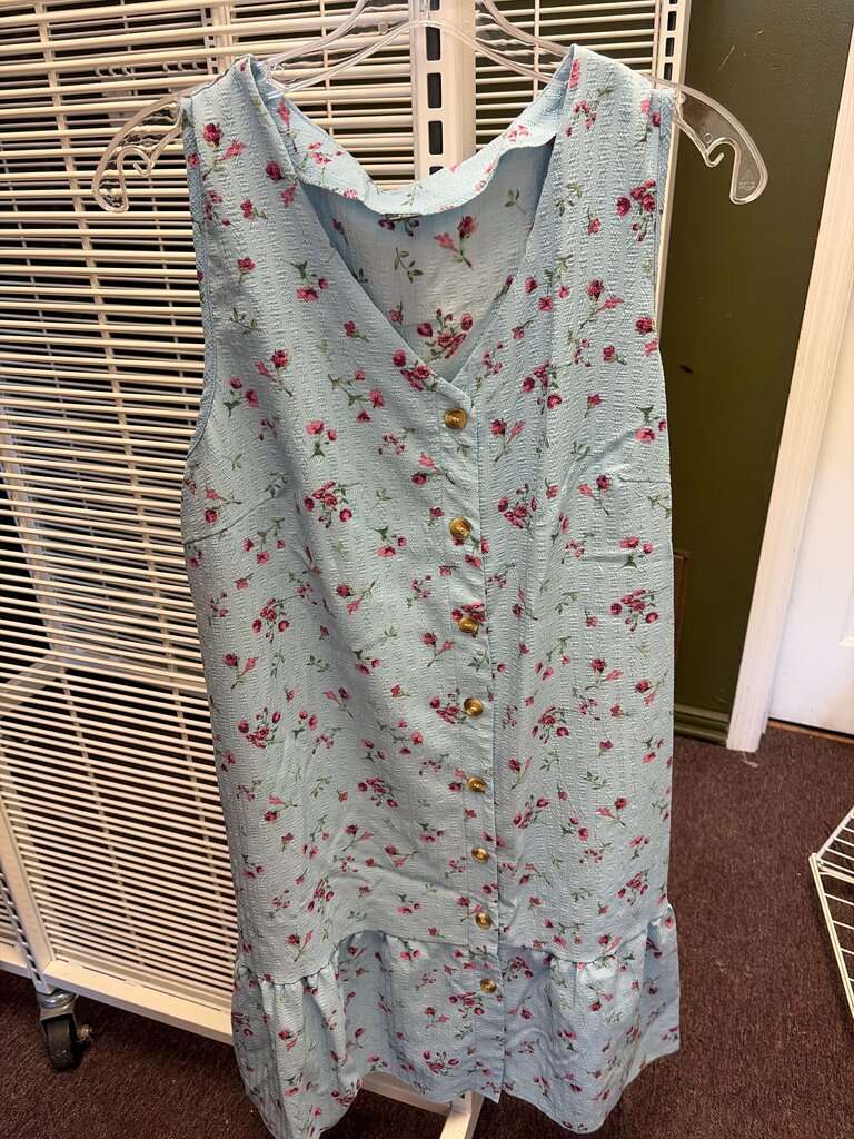 Floral Button-Up Dress