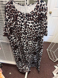 Leopard Print Short Sleeve Dress