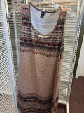 Emery Rose Sleeveless Aztec Print Dress