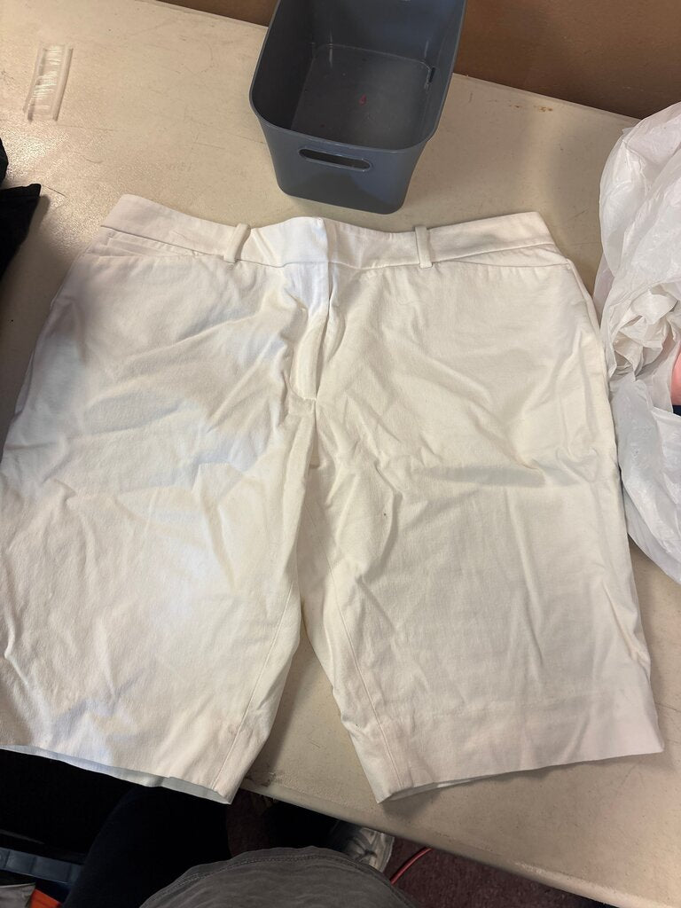 White Bermuda Shorts by White House Black Market