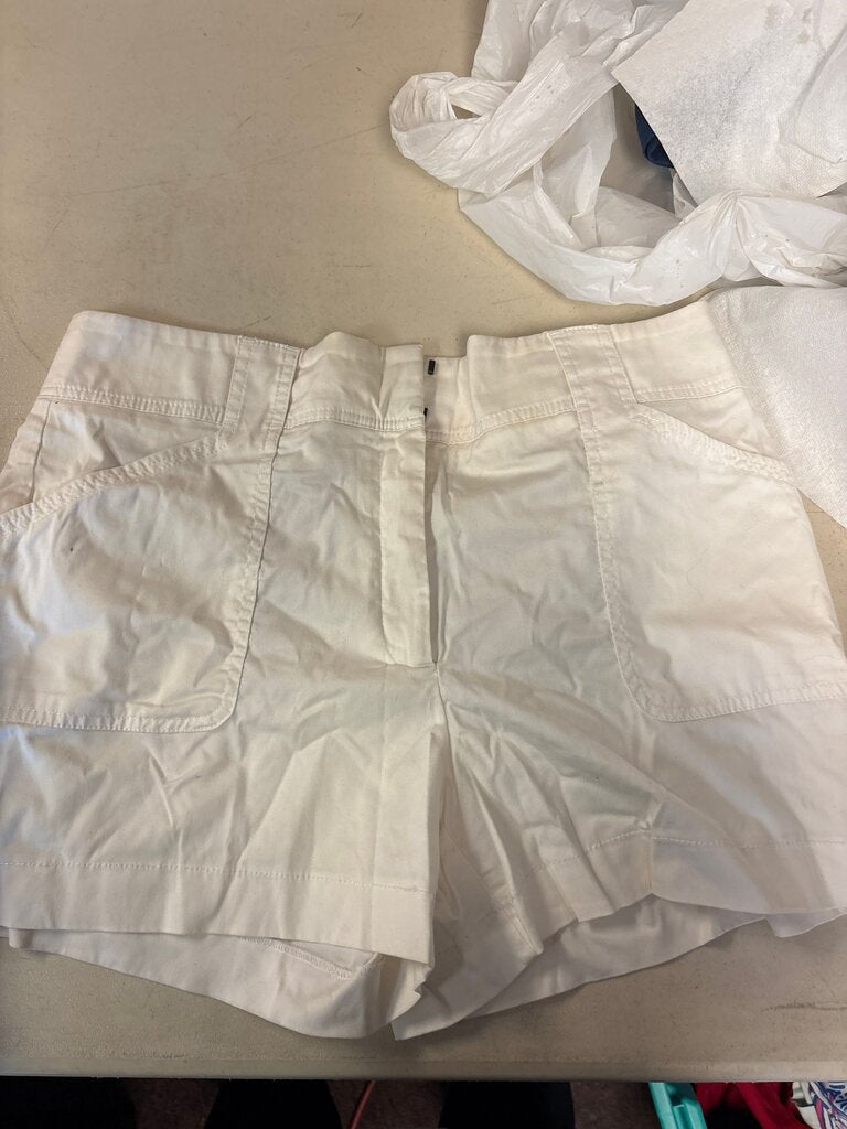 Women's 4" White Shorts